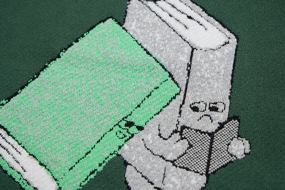 [Bird Pit] Books Reading Books Tote Bag Green