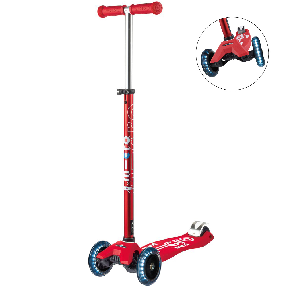 Micro - Maxi Micro 滑板車豪華版 LED款 (5-12歲) 【立即預訂！7個工作日後出貨】