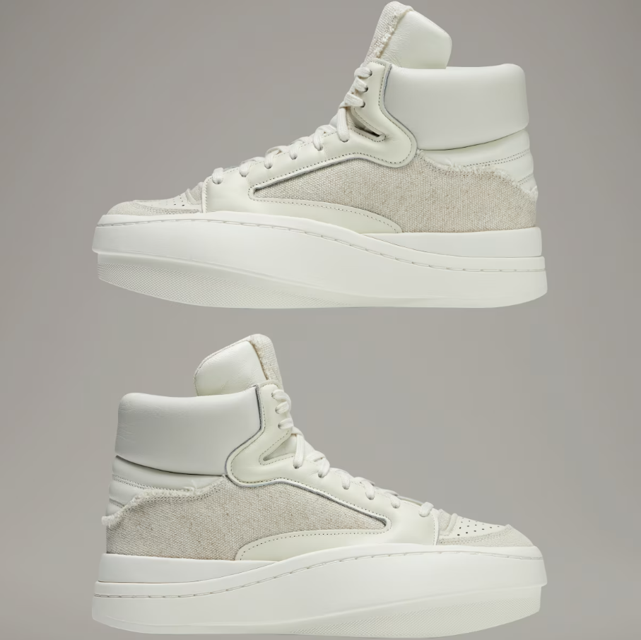 【 Y-3 CENTENNIAL HIGH 頂級鞋款 - 米白 】