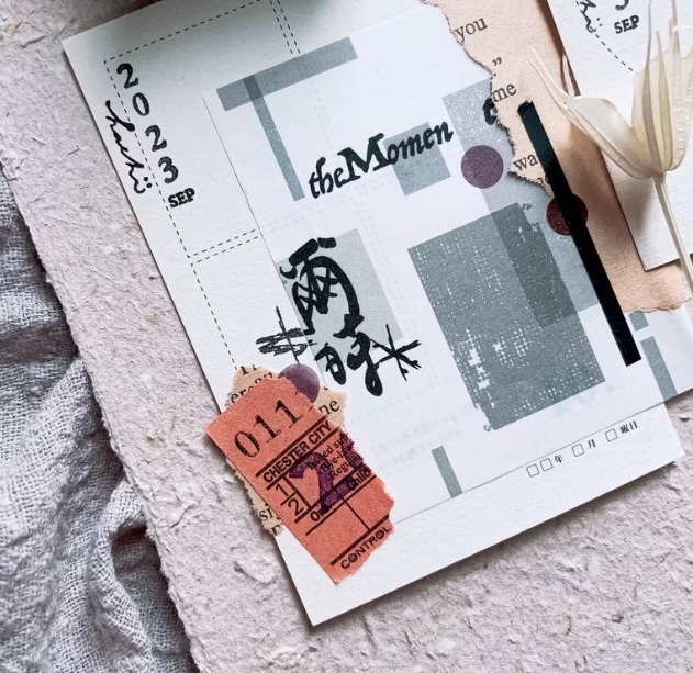 哈秋HA7UU．爾時 x the Moment 手寫字櫸木印章組(2入)