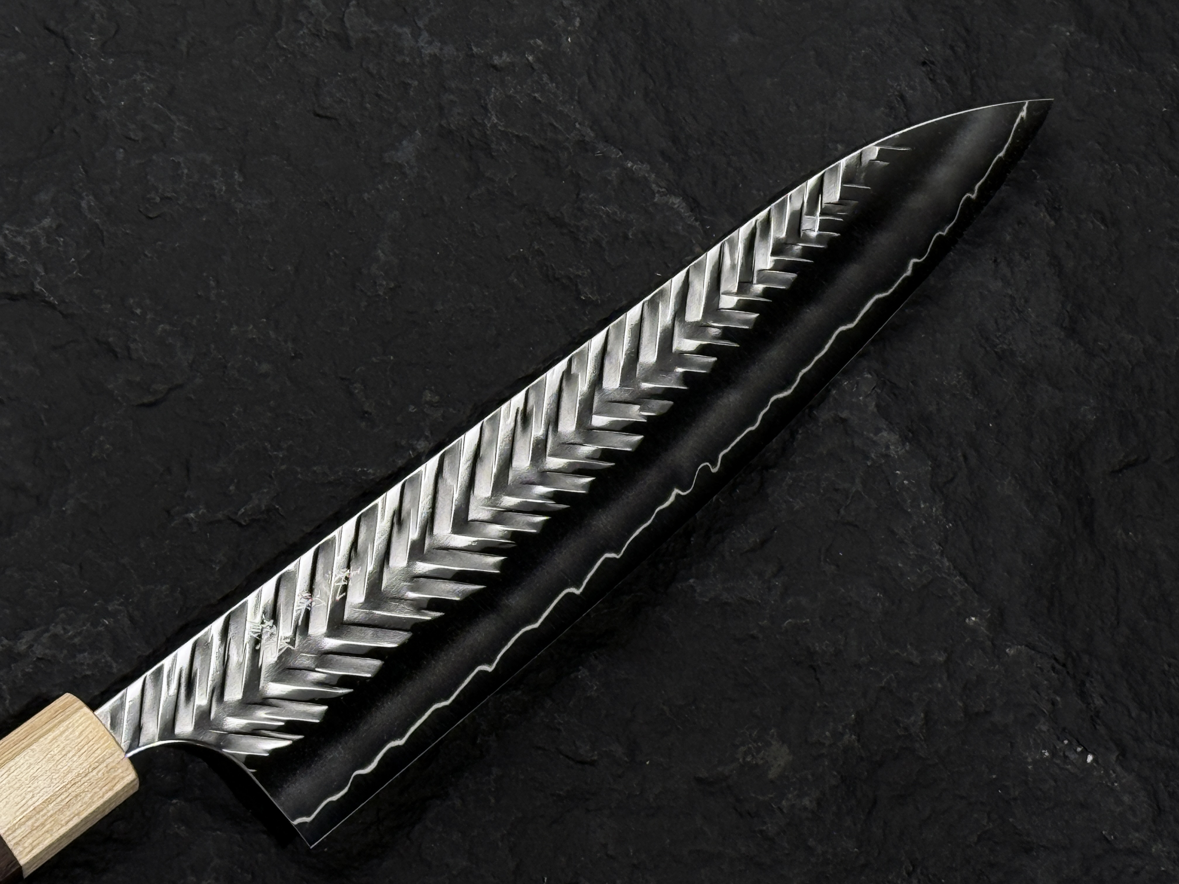 加藤義実 SG-STRIX 粉末鋼 V槌目 牛刀