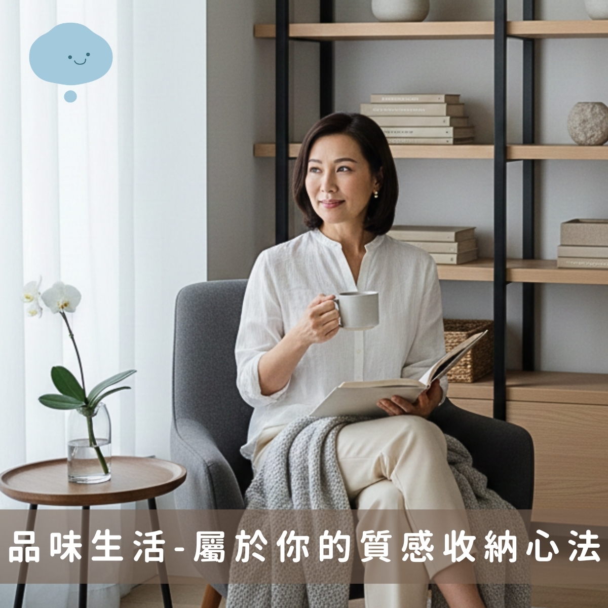 優雅人生品味生活-在採光良好的客廳享受閱讀時光