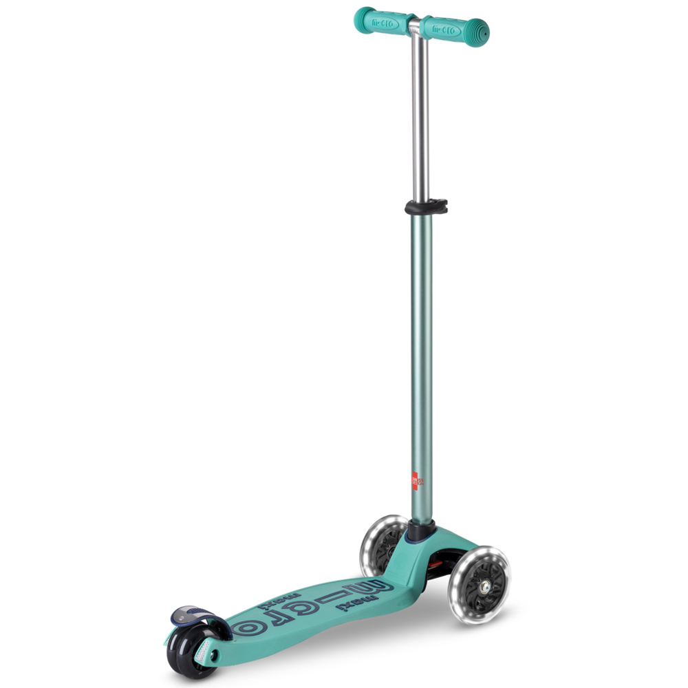 Micro - Maxi Micro ECO LED滑板車豪華版 薄荷綠 (5-12歲)【立即預訂！7個工作日後出貨】