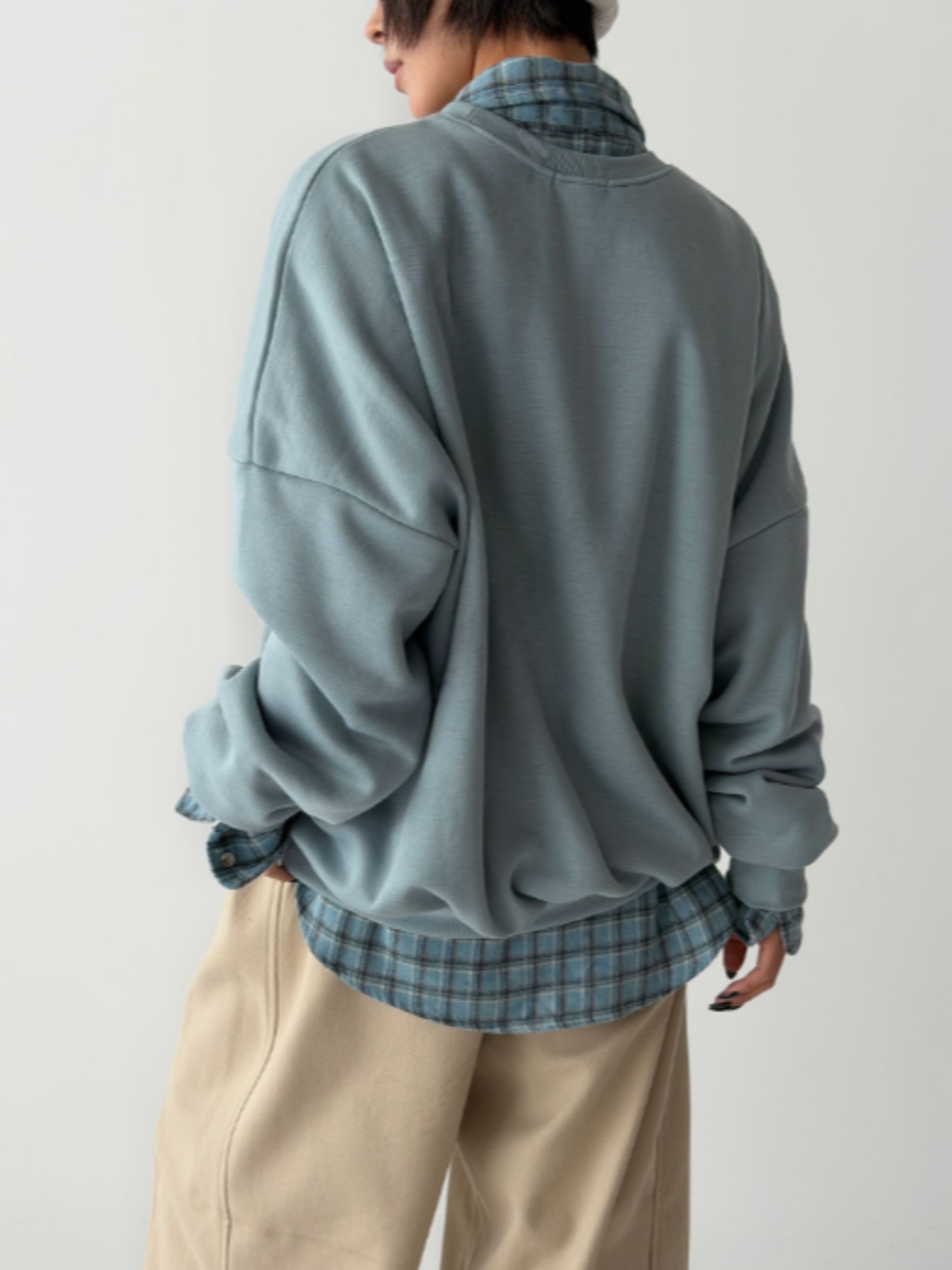 THankus 衛衣三色平拍｜薄荷色、燕麥色、墨色