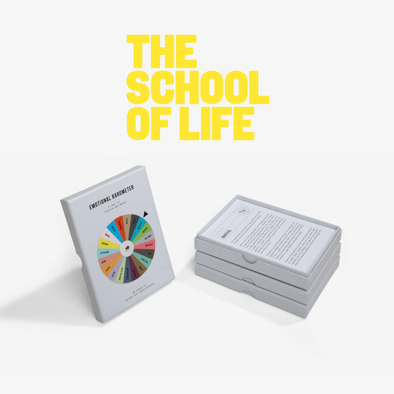 The School of Life | Emotional Barometer 情緒氣壓計 自我覺察工具卡