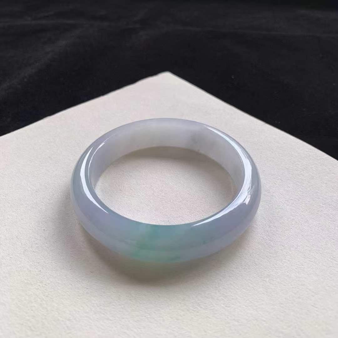 翡翠冰紫正圈手鐲,天然翡翠A玉, 緬甸玉, Jade, Jadeite