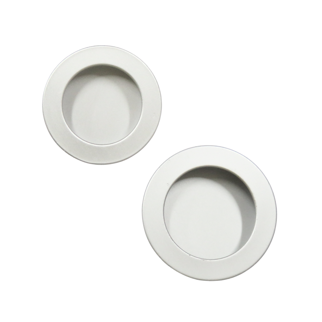 【五金小姐】台灣製 H007鋁製圓形戶引把手