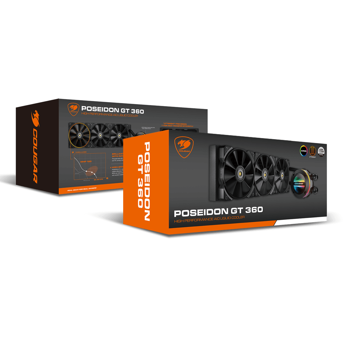 美洲獅 COUGAR POSEIDON-GT 360 A.RGB可轉冷頭