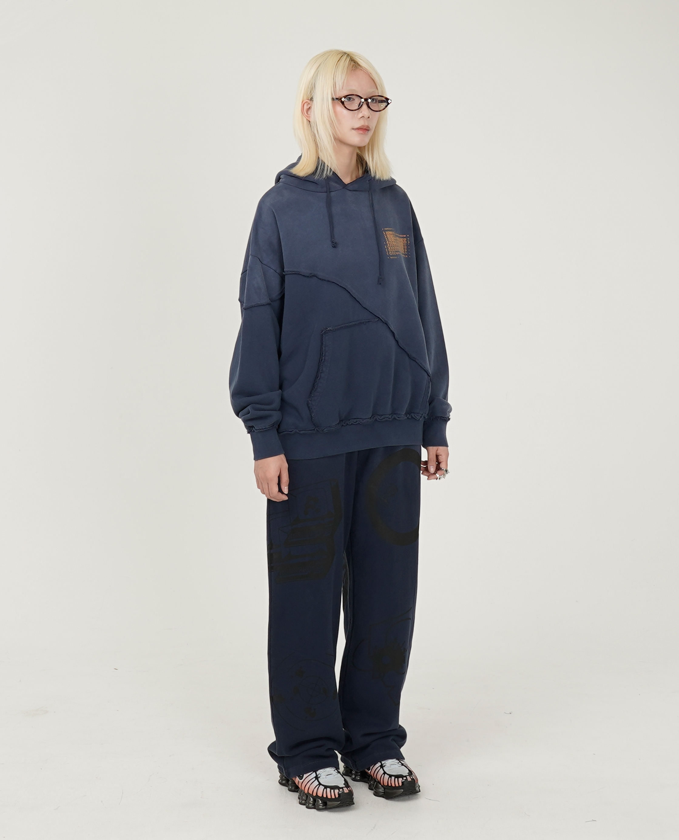 F-LAGSTUF-F "FS" FADE MIX HOODIE - 25FW