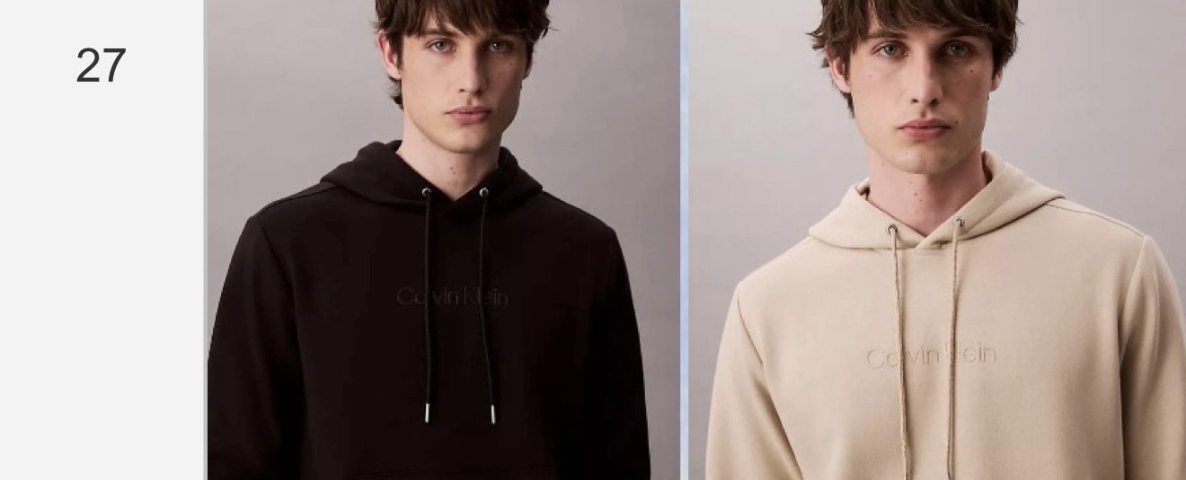 Calvin Klein CK 膠印字母 帽T 長袖上衣 長袖