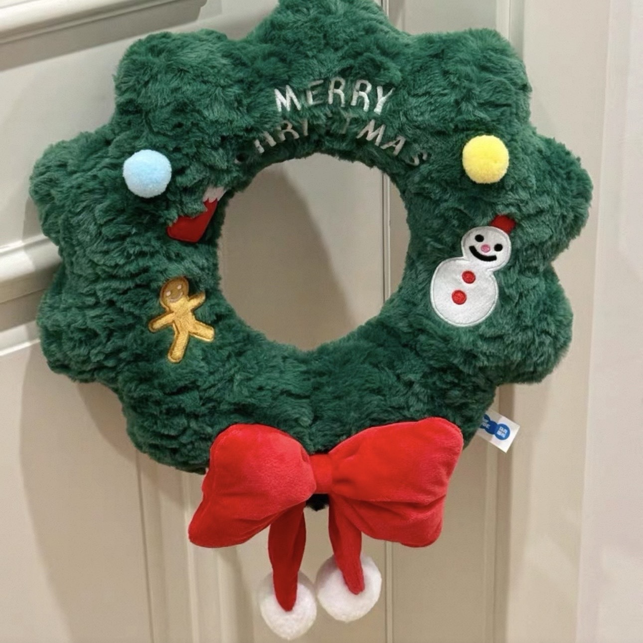 PINGU 聖誕花環 毛絨掛件 聖誕節 禮物 送禮 裝飾 企鵝家族