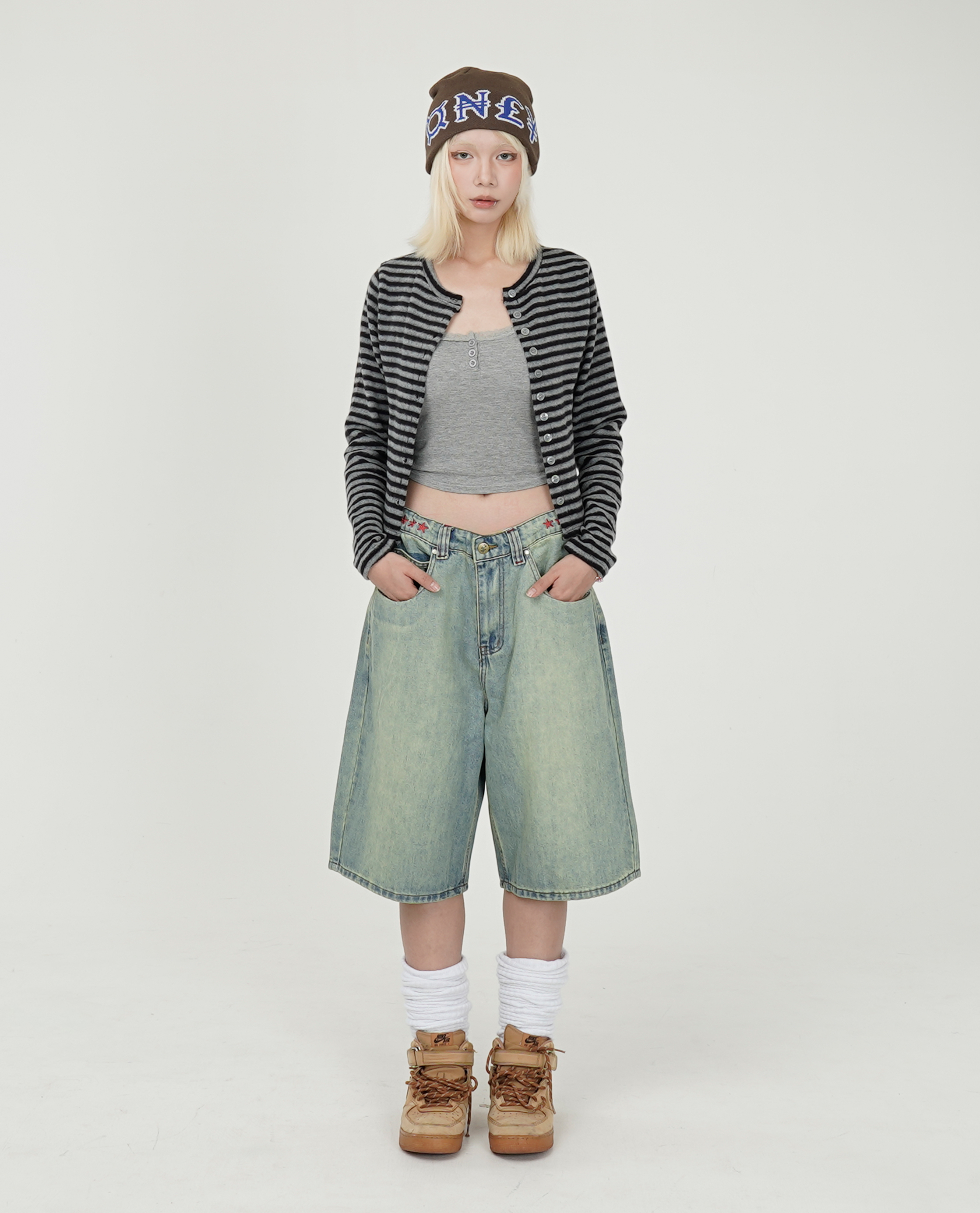 Cash Only Stars Denim Shorts - 25FW