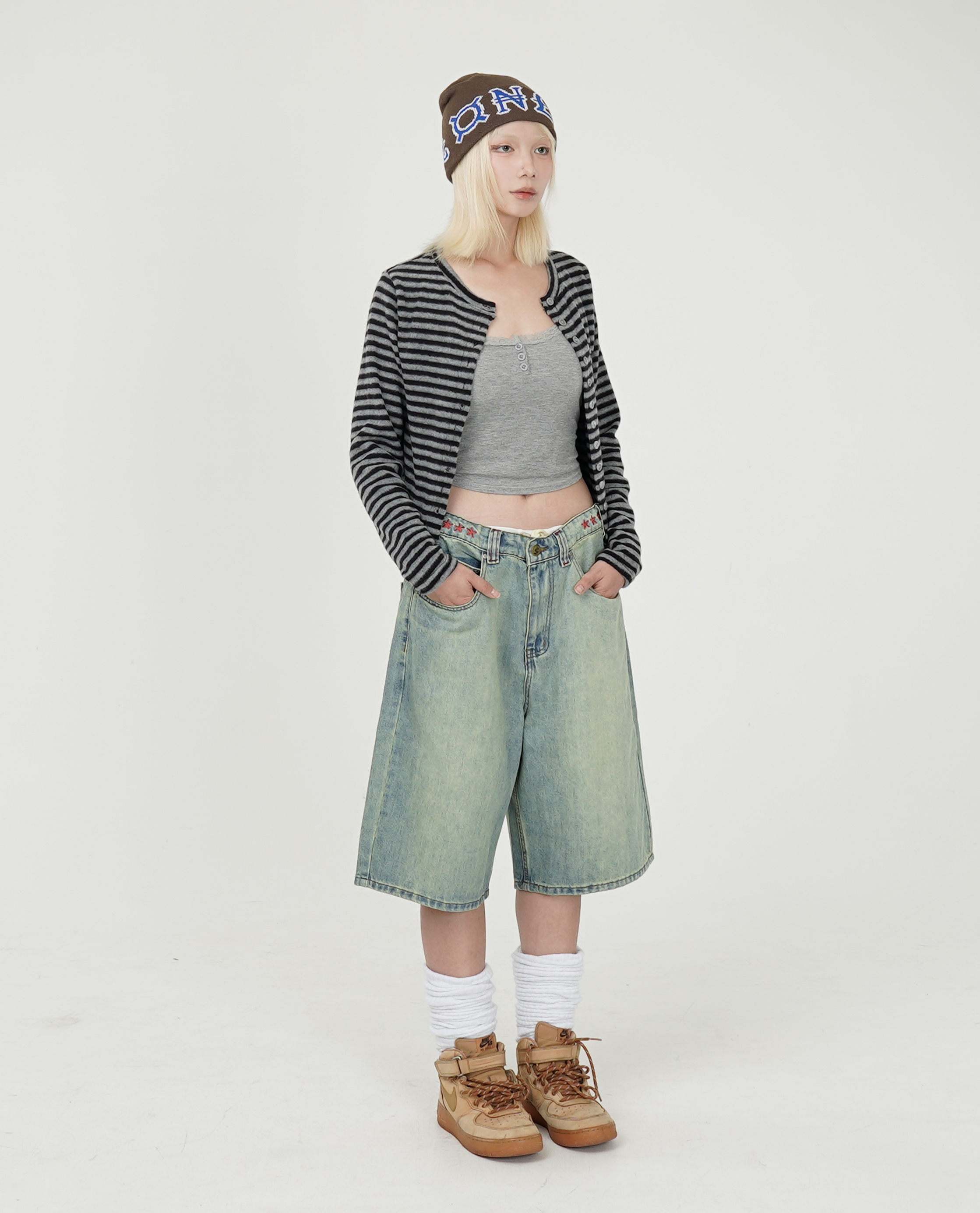 Cash Only Stars Denim Shorts - 25FW