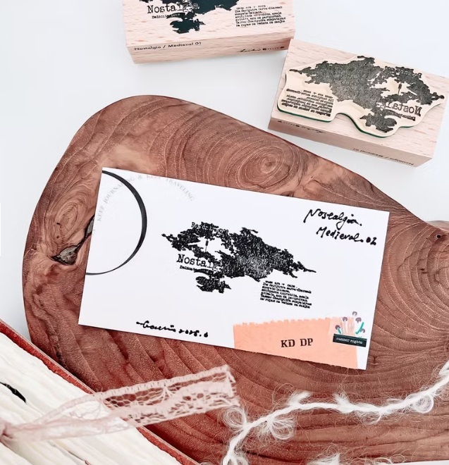 哈秋HA7UU．舊時光墨跡 櫸木印章