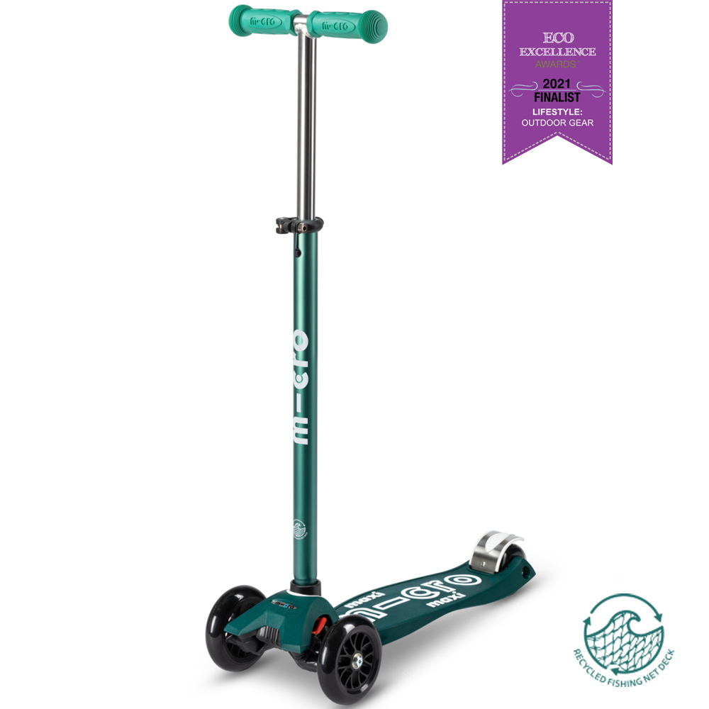 Micro - Maxi Micro Deluxe ECO 環保款滑板車 (5-12歲)黑色【立即預訂！7個工作日後出貨】