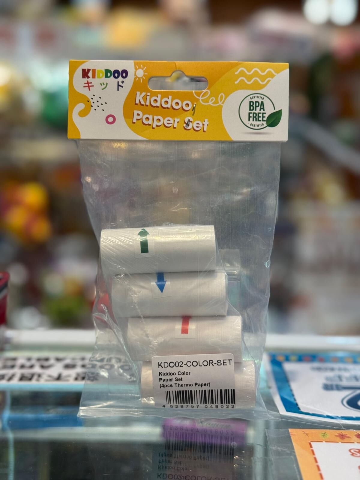 Kiddoo Color Paper Set (4pcs Thermo Paper)