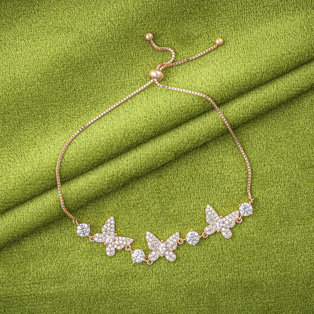 AMARA閃耀金蝴蝶手鏈