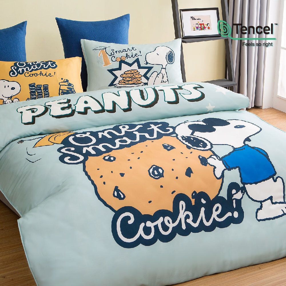 SNOOPY兩用被 | 60支天絲 | SN511 焦糖餅乾