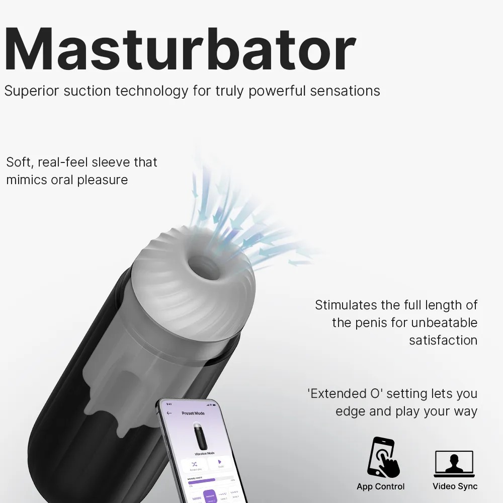 Svakom Sam Neo 智能互動吸啜震動 飛機杯