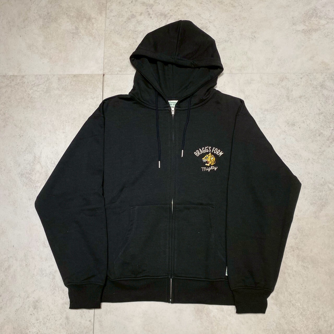 Power To The People 老虎刺繡拉鍊連帽外套 5301046-103