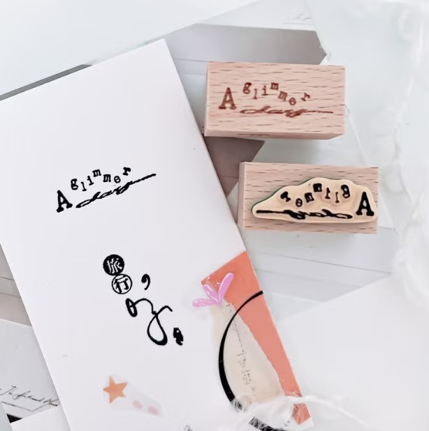 哈秋HA7UU．閃耀的日子/旅行的日子 單語印章