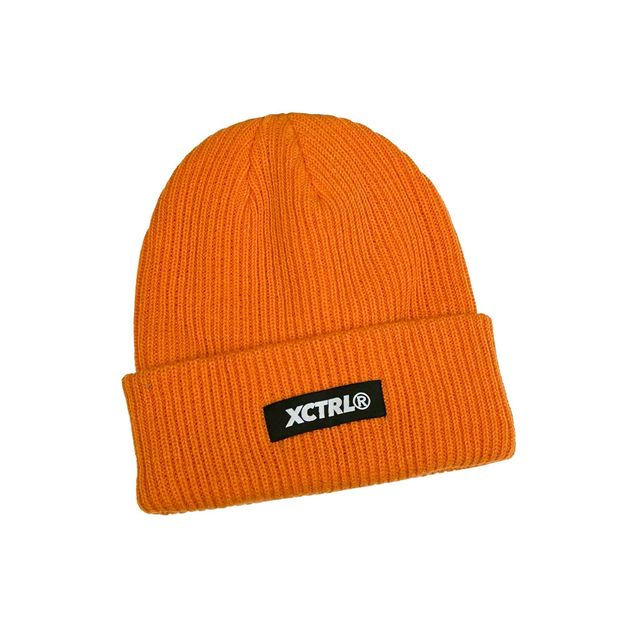 XCTRL 品牌織標毛帽-橘