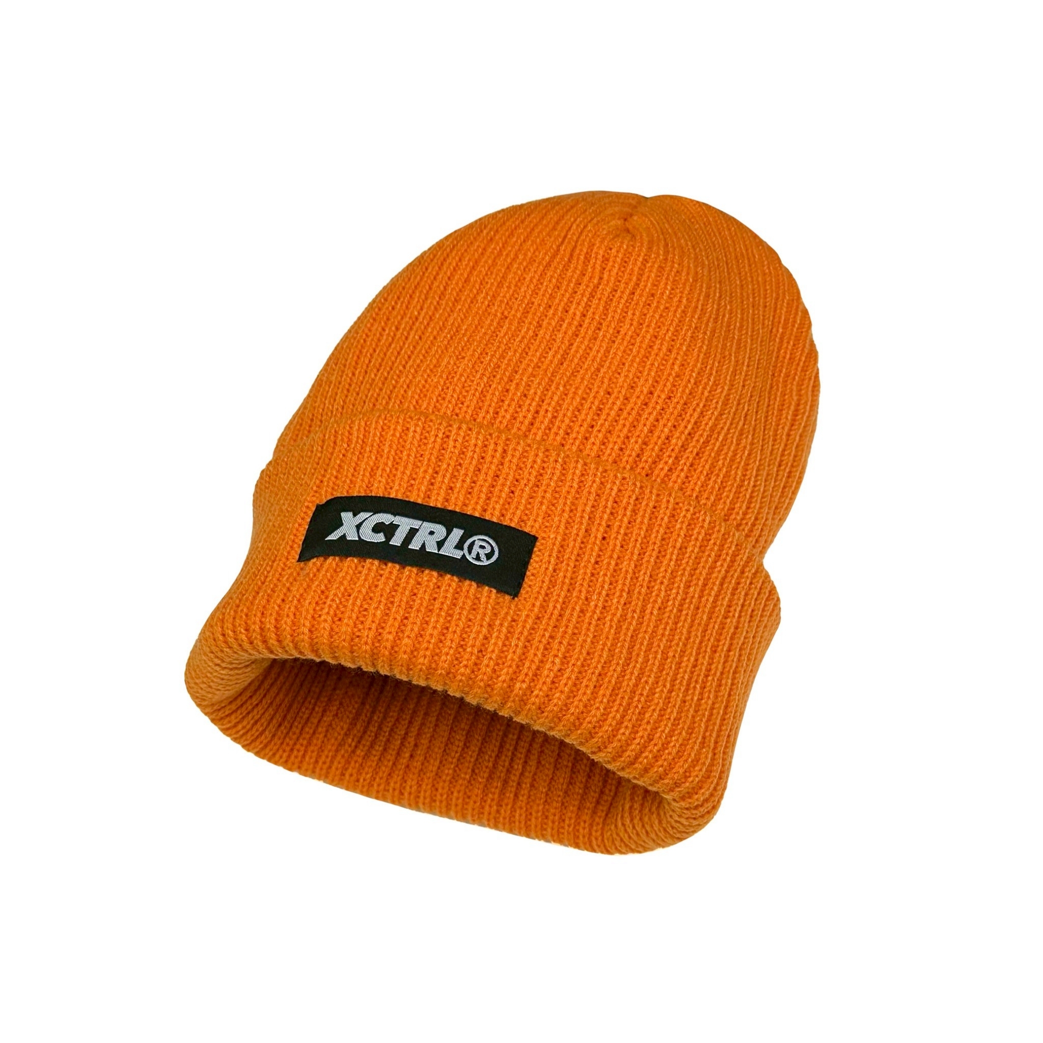 XCTRL 品牌織標毛帽-橘