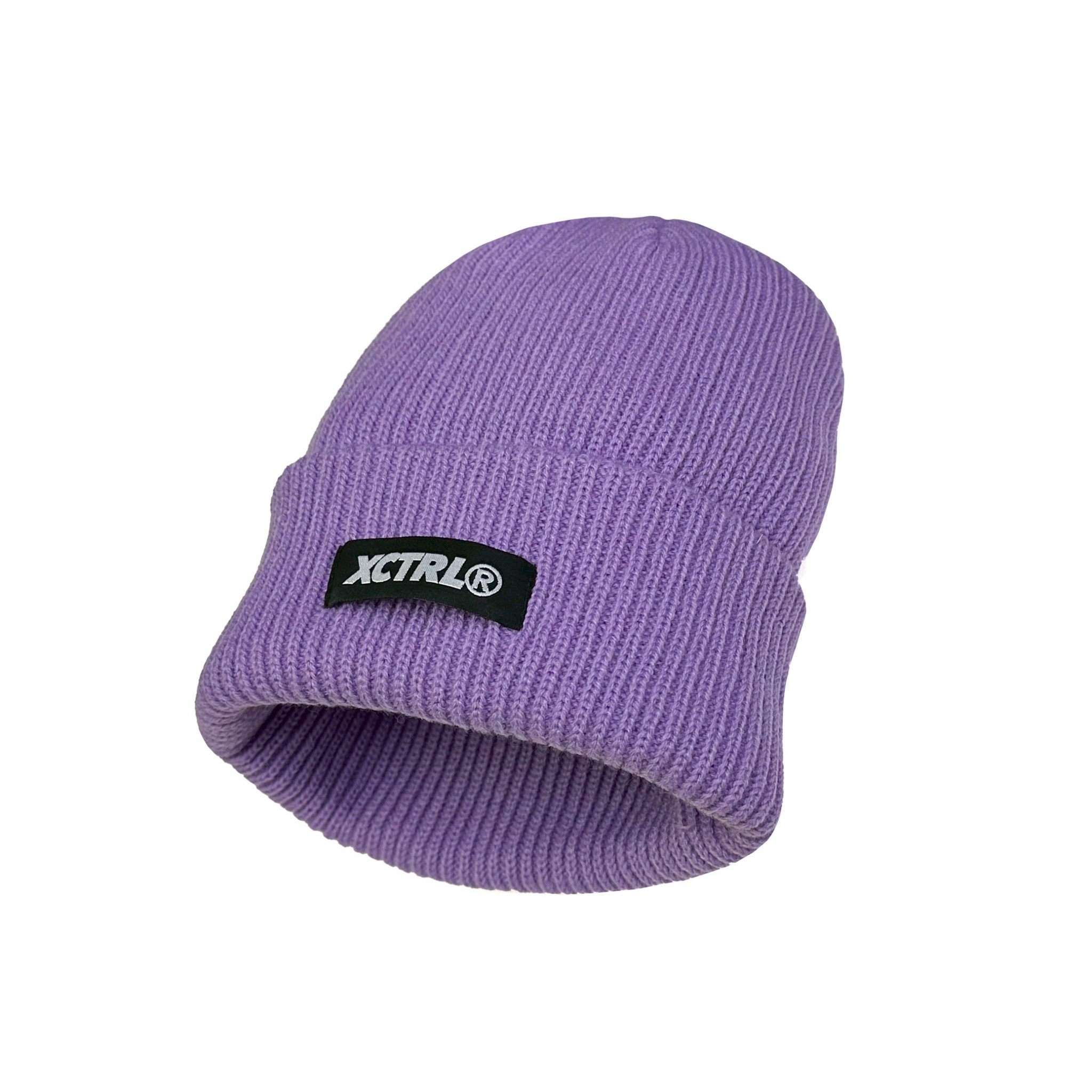 XCTRL 品牌織標毛帽-紫