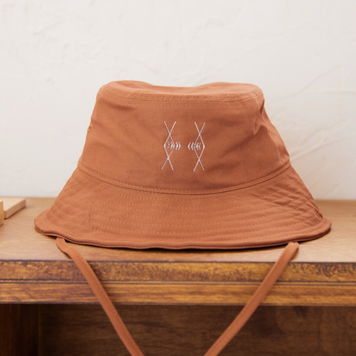 《海色的線條》水洗軟簷登山帽-暖甜焦糖