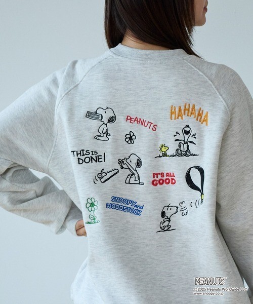 KTQ STORE ‧ MONO-MART x Snoopy  復古刺繡印花寬鬆衛衣