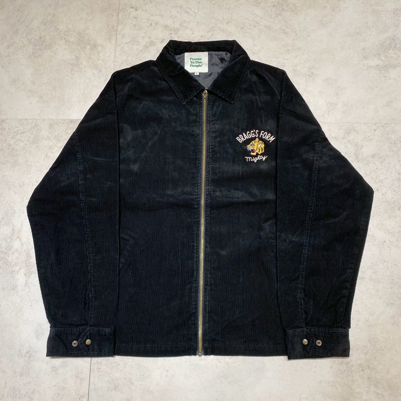 Power To The People 老虎刺繡燈芯絨外套 5701020-104