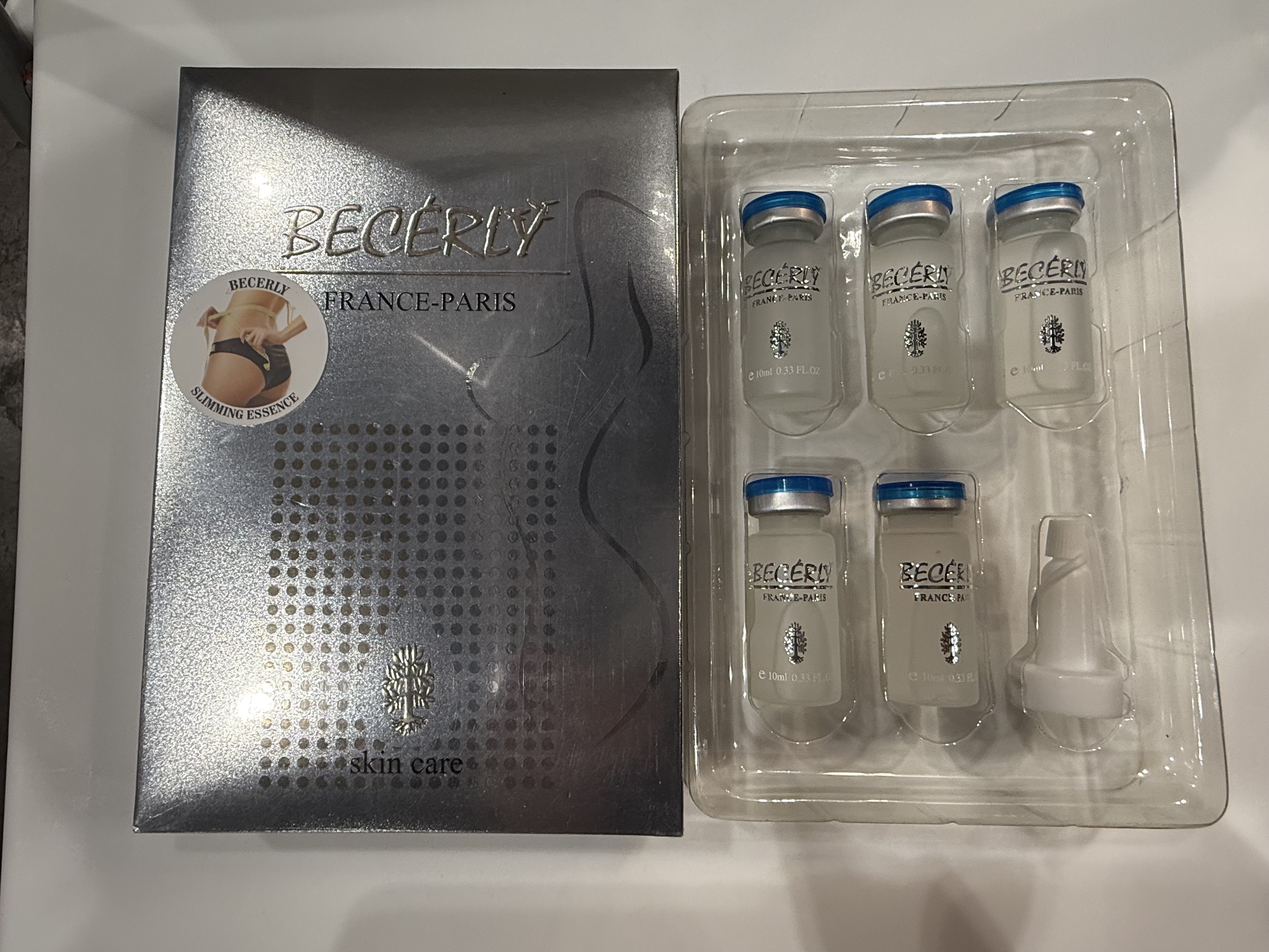 法國BECERLY 瘦身排水腫按摩精華 一盒五支