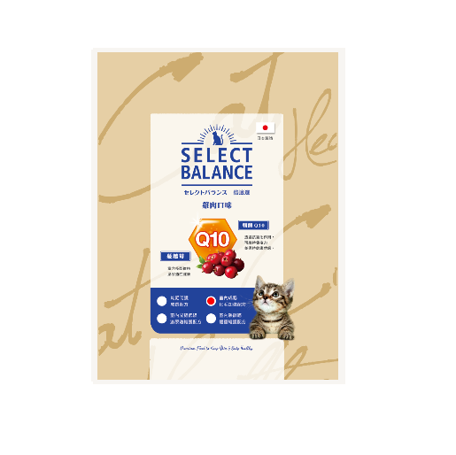 SELECT BALANCE 倍適選｜室內成貓化毛加強配方-雞肉口味 400g原裝包
