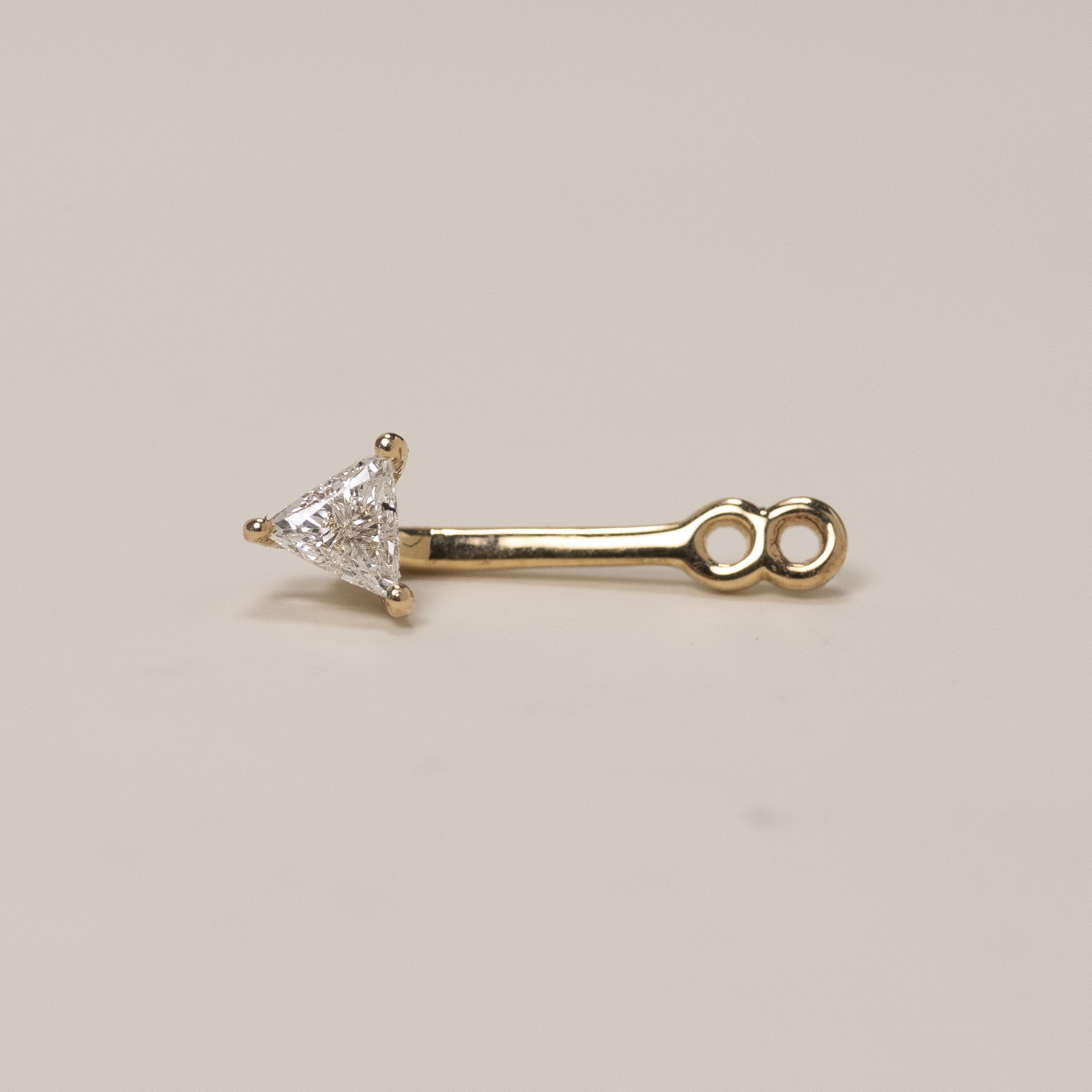 18K Triangle Diamond Jacket