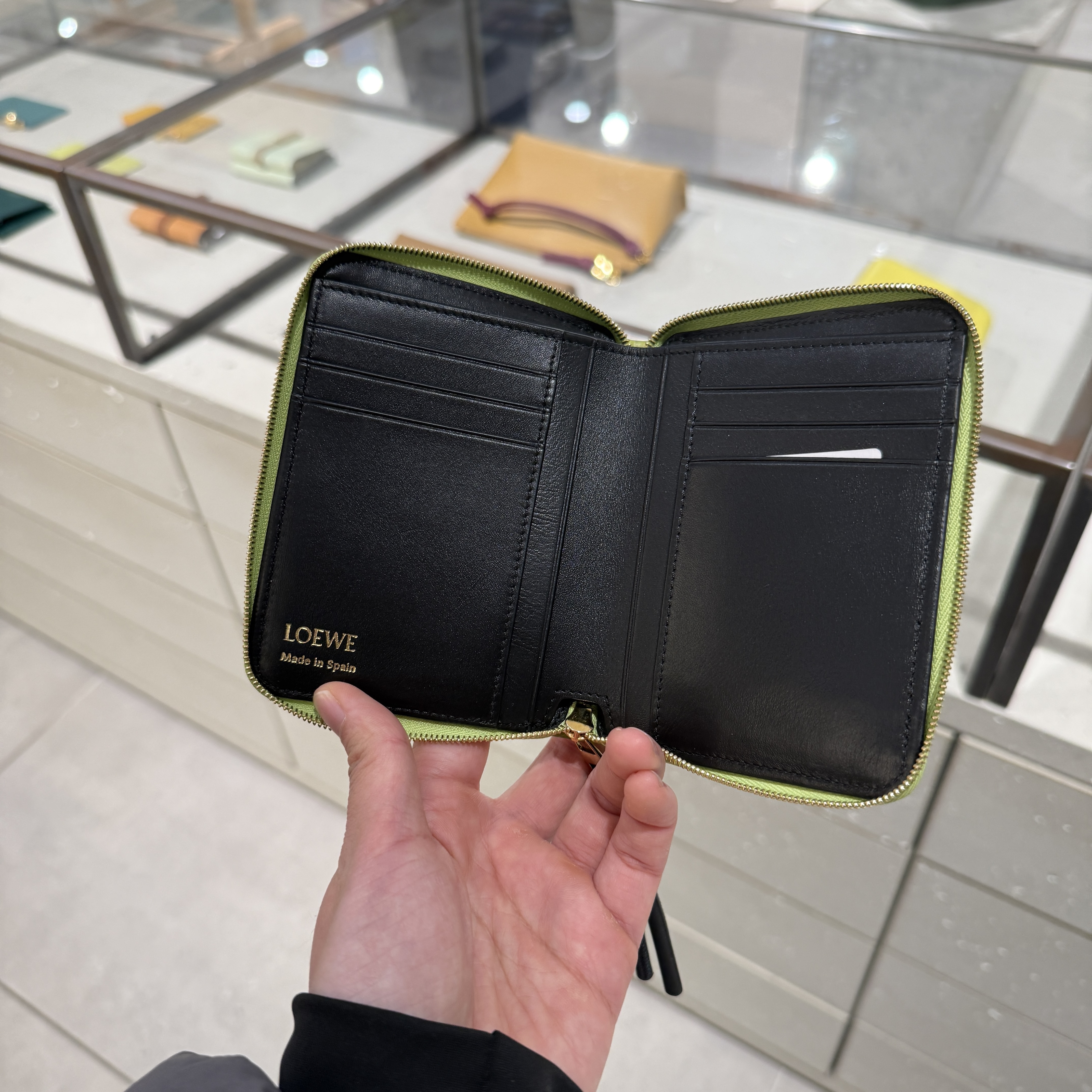 Loewe Kont Compact Zip card holder 2 colors