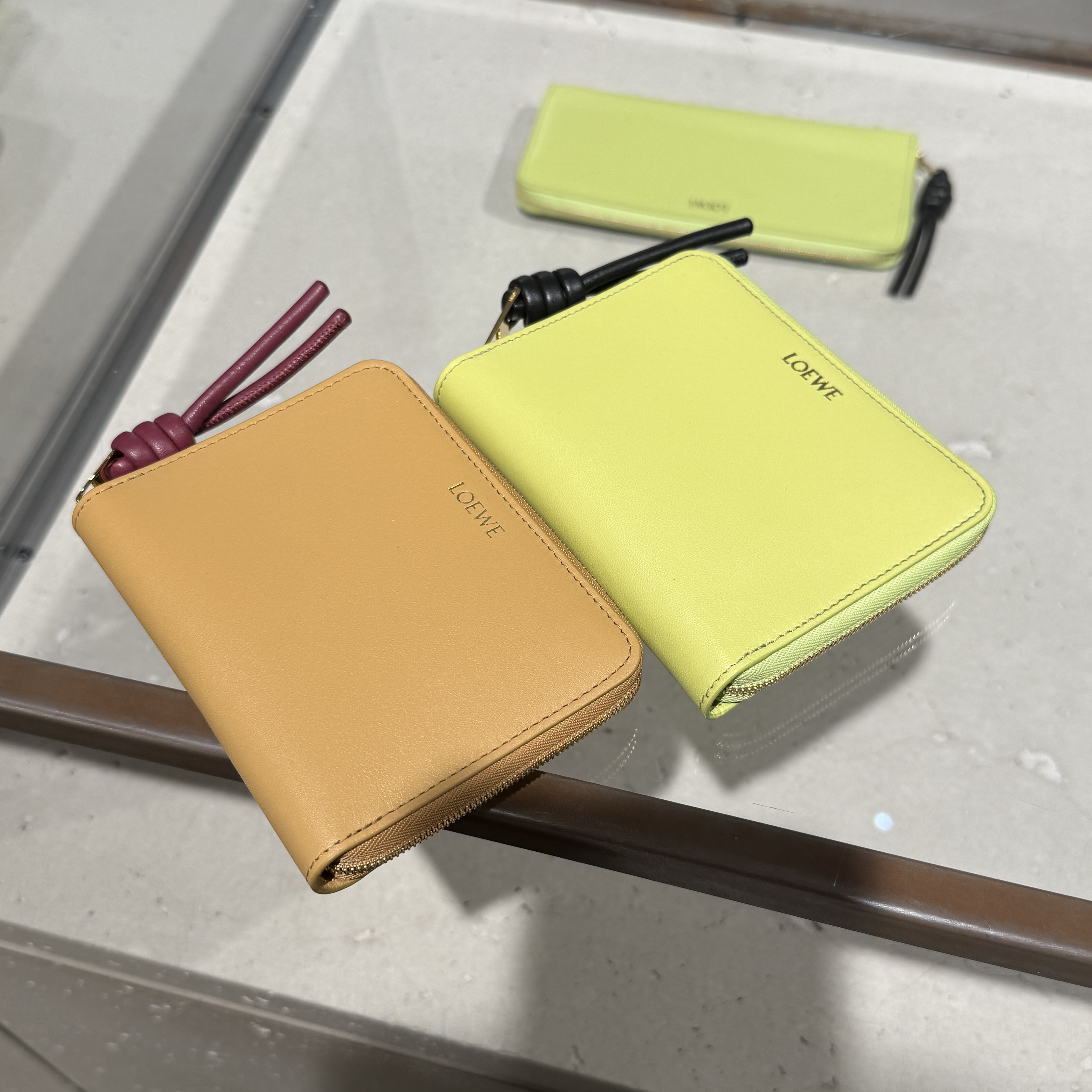 Loewe Kont Compact Zip card holder 2 colors