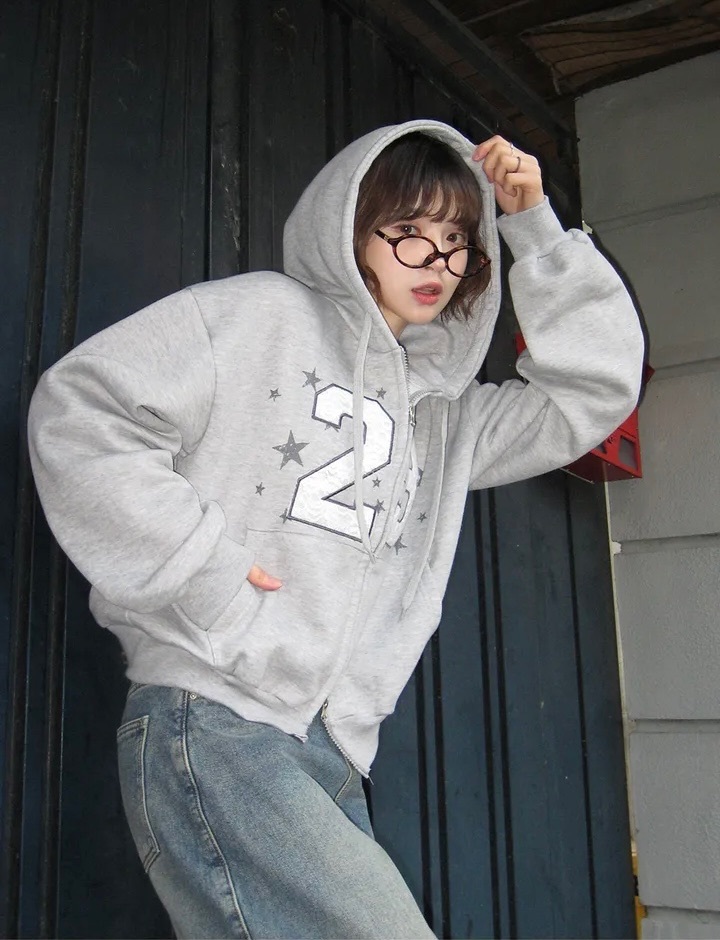 【優惠預訂】韓國LACE 23絨毛底拉鍊外套（4色）