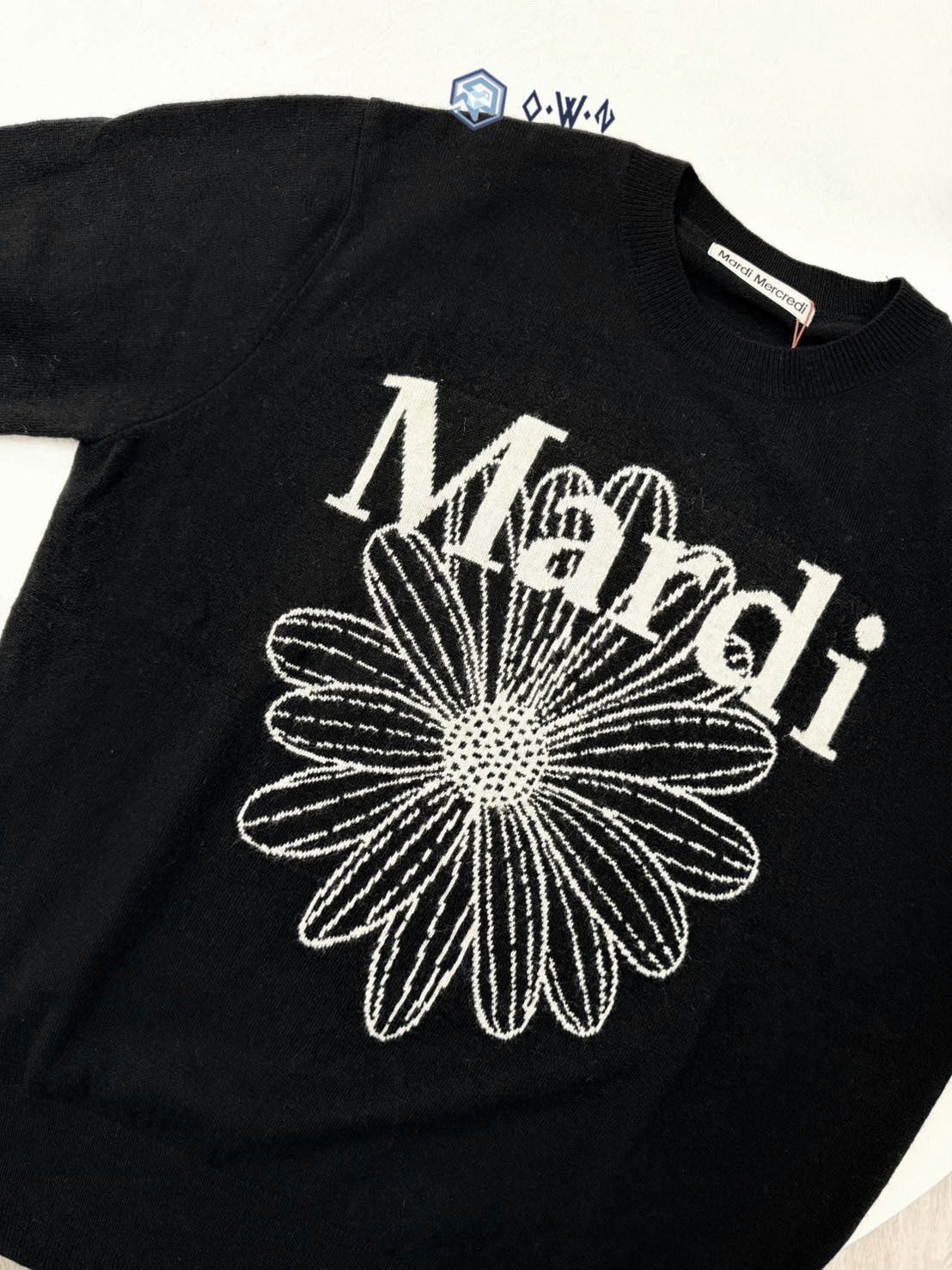 【OWN】Mardi Mercredi 長袖上衣 針織 羊毛 女生 黑色