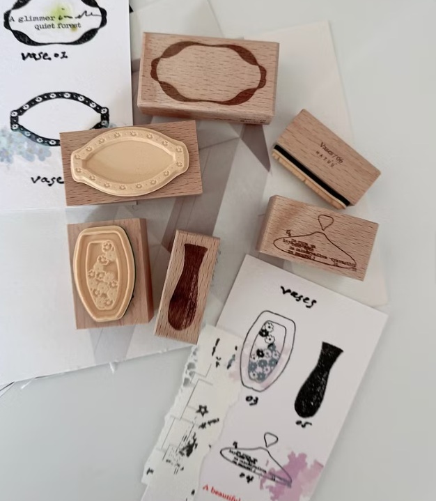哈秋HA7UU．Vases系列 櫸木印章 共六款
