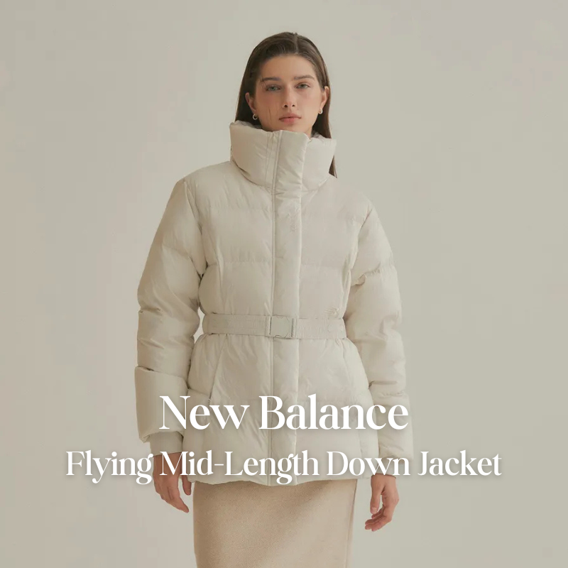 【代購】NEW BALANCE WOMEN NBNPF4W082 Flying Mid-Length Down 女款中長版羽絨外套 – 保暖輕盈都市款