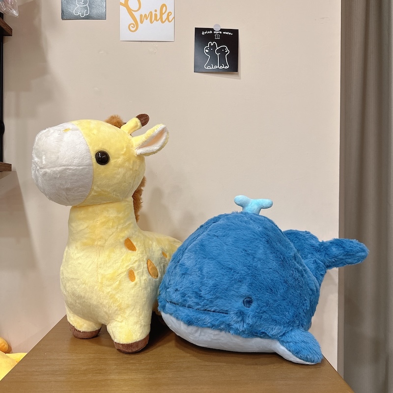 《11281》長頸鹿與噴水鯨魚/12吋