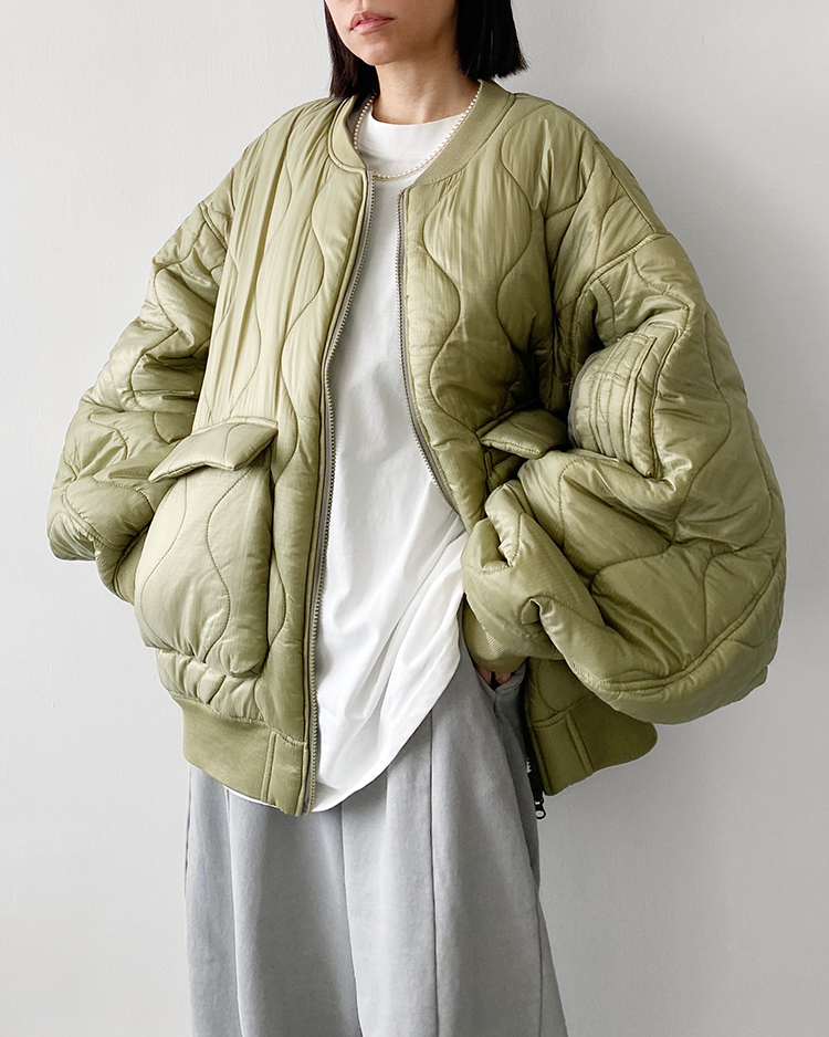 MKO-2835 充棉大口袋外套