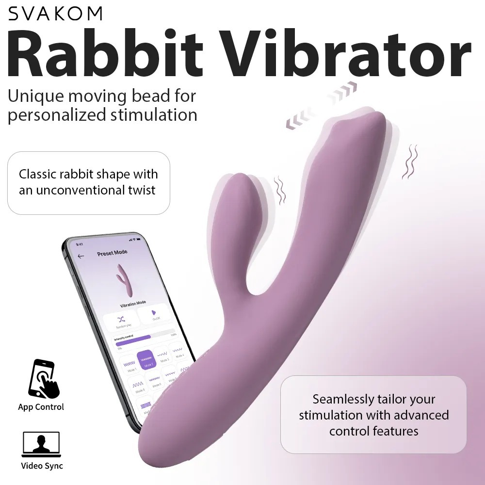 SVAKOM - Trysta Neo 雙頭G點棒 - 玫瑰粉红