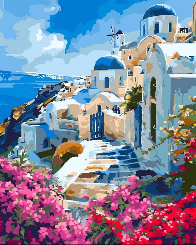 【TW071】世界風情系列–伊亞的午後