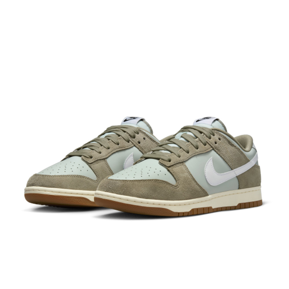 Nike Dunk Low Retro SE Light Silver Light Army Sail White 軍綠麂皮 IB6399-002
