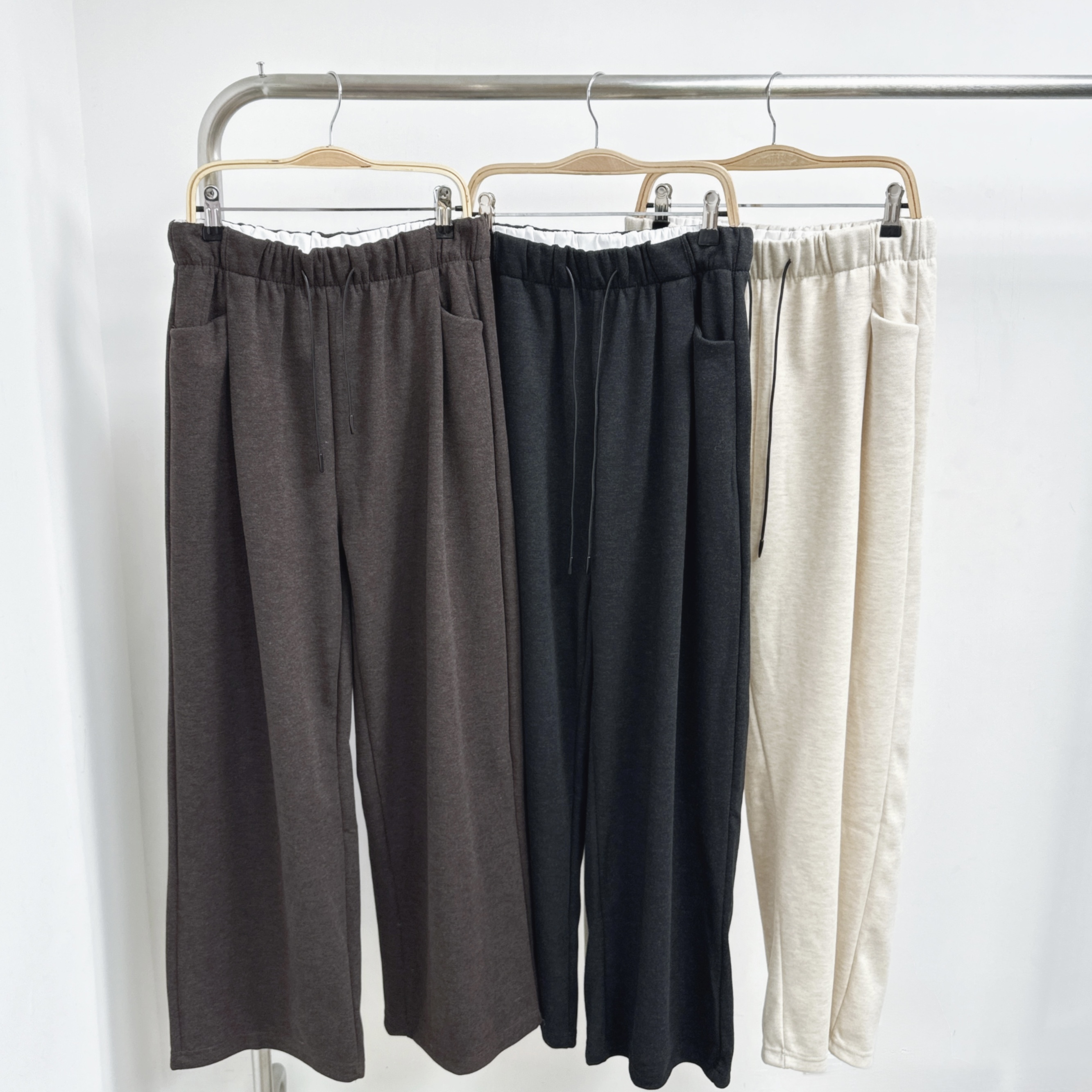 小斜袋磨毛長腿褲 (C1-C3)