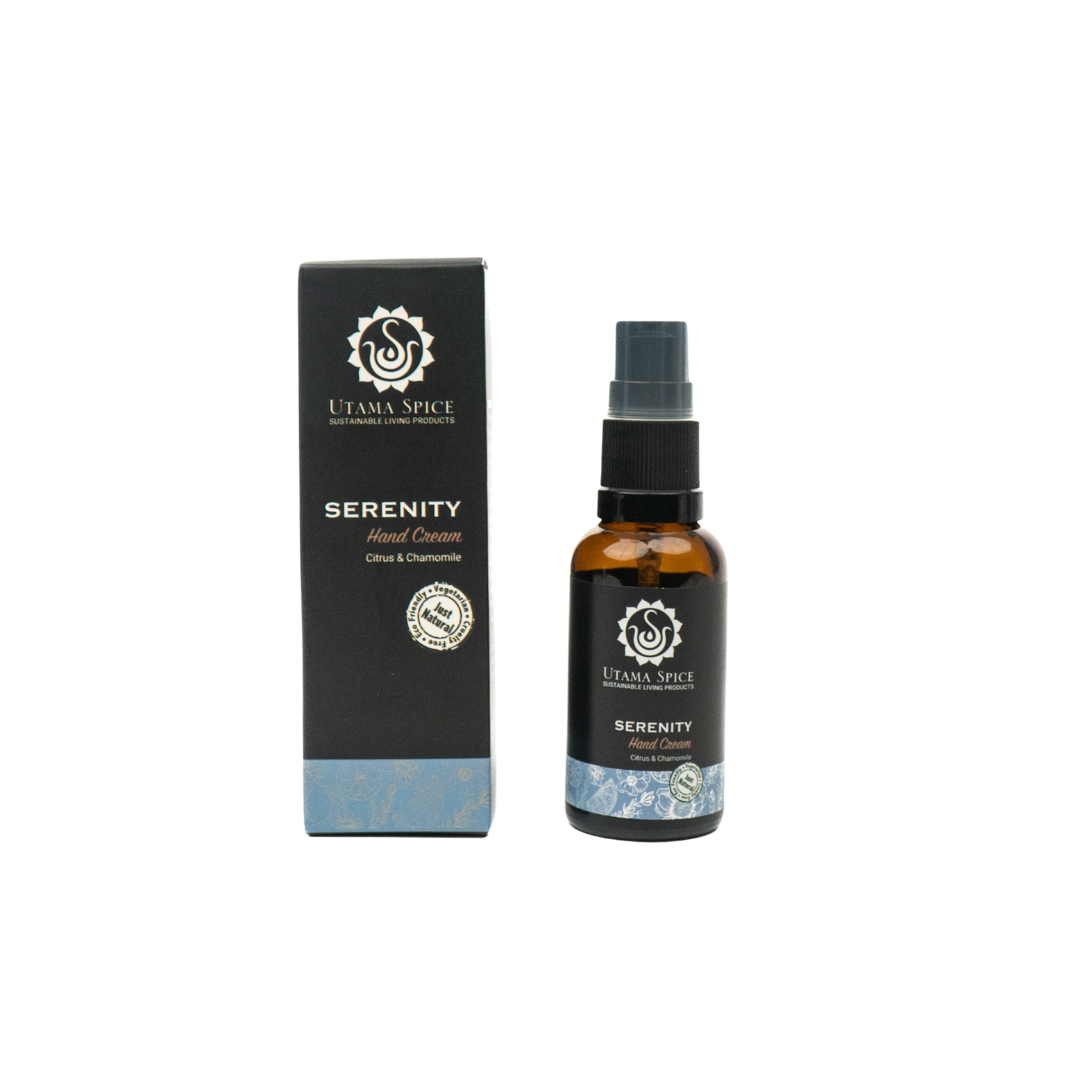 寧靜護手霜 Serenity Hand Cream 30ml ｜天然保濕 × 舒緩芳療｜Utama Spice