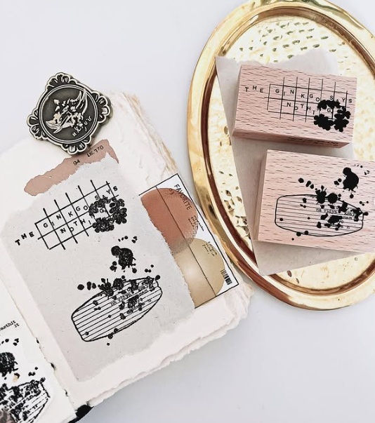 哈秋HA7UU．take notes系列 08/09 櫸木印章 共二款