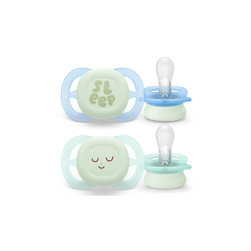 Philips Avent Ultra Start Nighttime 夜光初生安撫奶嘴 0-2m (2件裝)