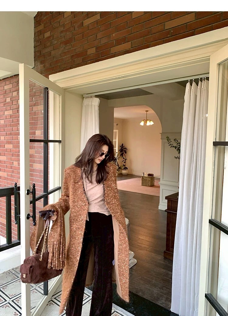 金釦方形口袋造型顯瘦長腿喇叭褲-S-XL / 2色 (Elegant & Love)